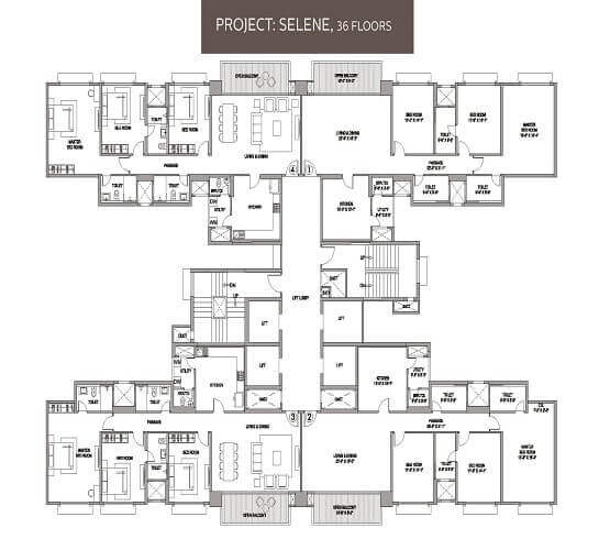 Hiranandani Fortune City Floor Plan4