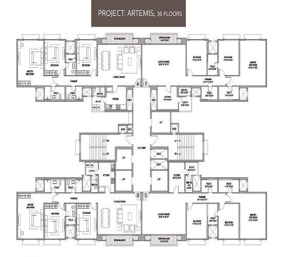 Hiranandani Fortune City Floor Plan5